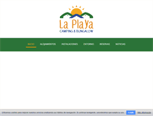 Tablet Screenshot of campinglaplaya.com